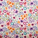 Cetim Spandex Flor Cretonne Malva - Ribes y Casals