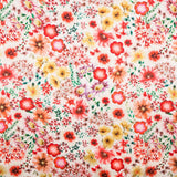 Cetim Spandex Flor Cretonne Vermelho - Ribes y Casals