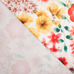 Cetim Spandex Flor Cretonne Vermelho - Ribes y Casals