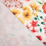 Cetim Spandex Flor Cretonne Vermelho - Ribes y Casals