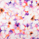 Cetim Spandex Flor Malva - Ribes y Casals