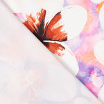 Cetim Spandex Flor Malva - Ribes y Casals