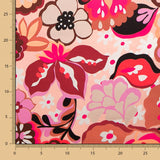 Catim Spandex Flor Pintura Rosa - Ribes y Casals