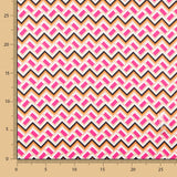 Cetim Spandex Geo Mini Fucsia - Ribes y Casals