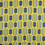 Cetim Spandex Geométrico Limão - Ribes y Casals