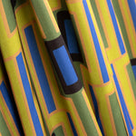 Cetim Spandex Geométrico Limão - Ribes y Casals