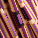 Cetim Spandex Geometric Magenta - Ribes y Casals