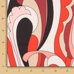 Cetim Spandex Ondas Coral - Ribes y Casals