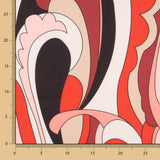 Cetim Spandex Ondas Coral - Ribes y Casals