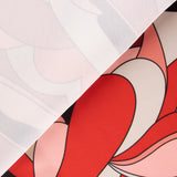 Cetim Spandex Ondas Coral - Ribes y Casals