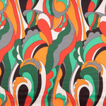 Cetim Spandex Ondas Laranja - Ribes y Casals