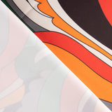 Cetim Spandex Ondas Laranja - Ribes y Casals