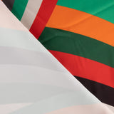 Cetim Spandex Listras Laranja - Ribes y Casals