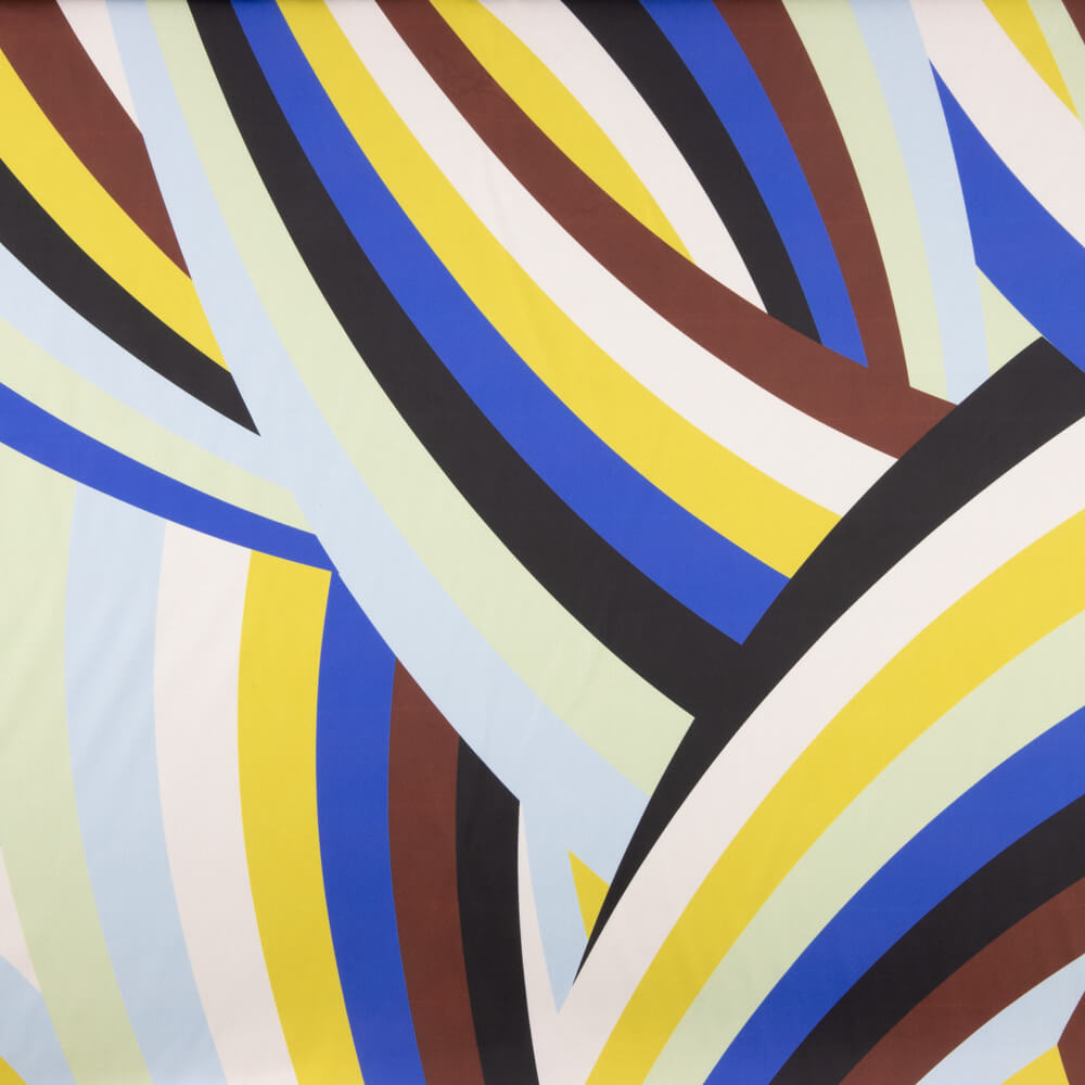 Cetim Spandex Listras Limão - Ribes y Casals