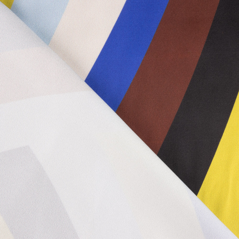 Cetim Spandex Listras Limão - Ribes y Casals