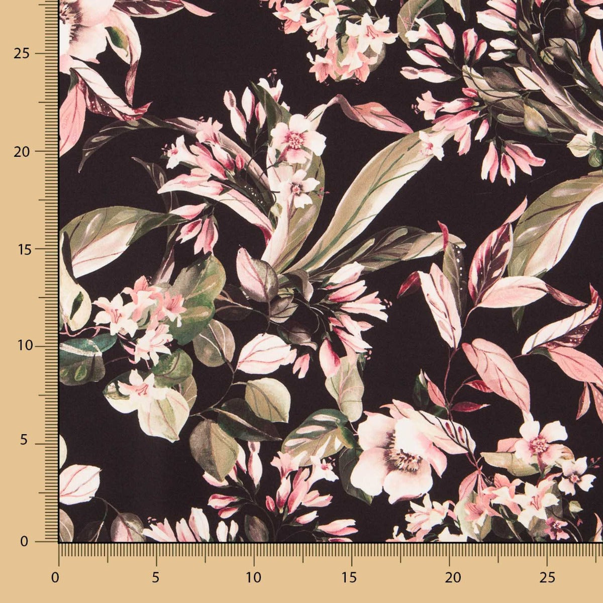 Cetim Tropical Preto - Ribes y Casals