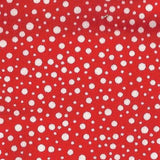Cetim Algodão Luas Vermelho - Ribes y Casals