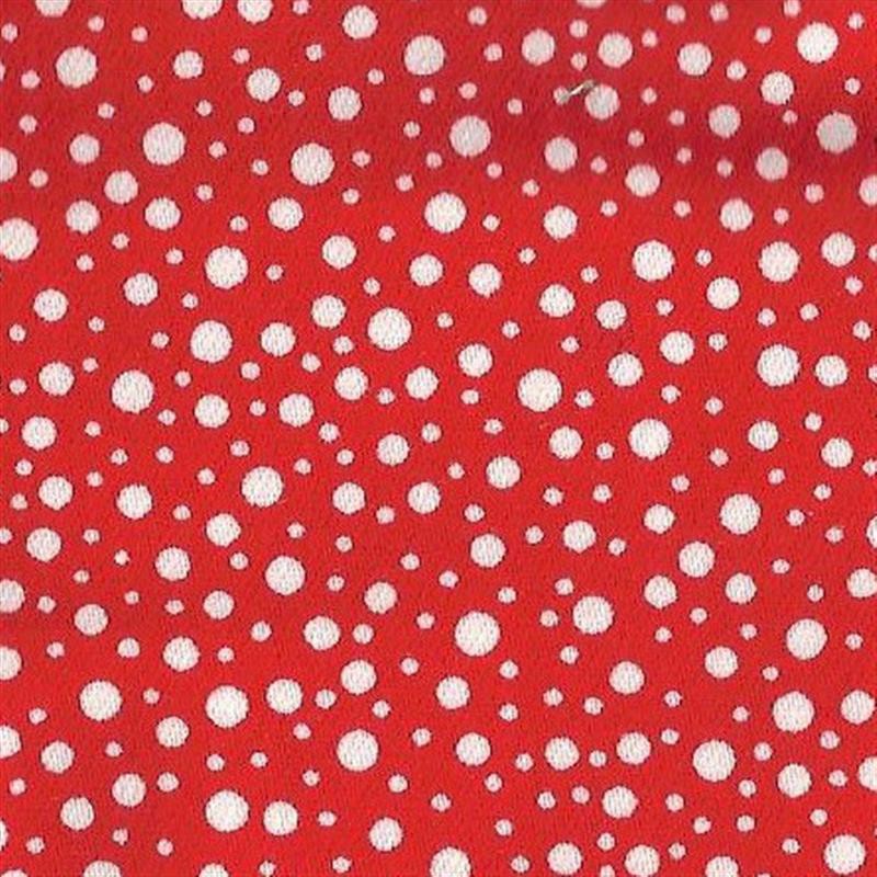 Cetim Algodão Luas Vermelho - Ribes y Casals