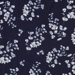 Satén Bouquet Azul Marinho - Ribes y Casals