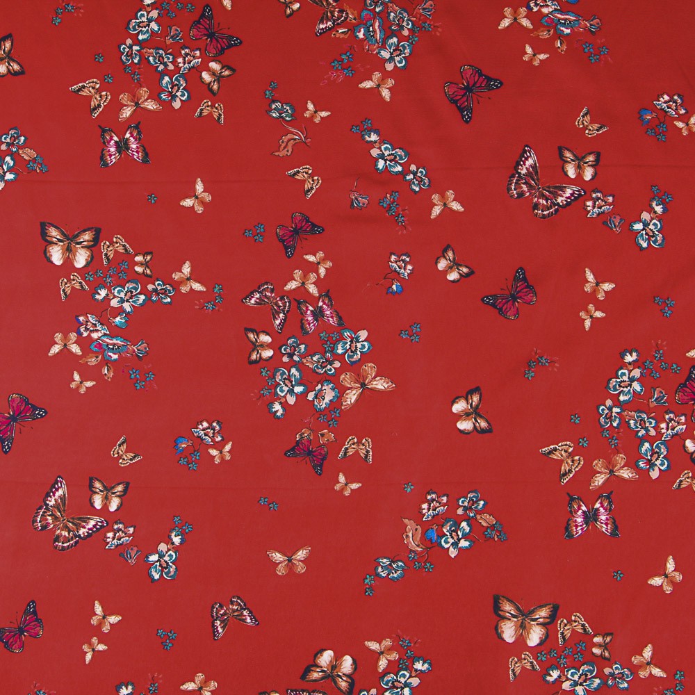 Cetim Butterfly Encarnado - Ribes y Casals