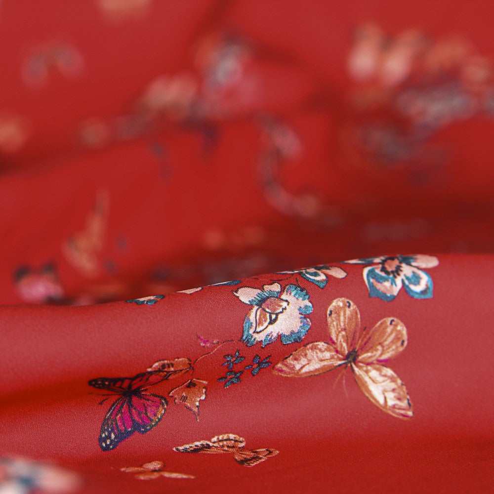 Cetim Butterfly Encarnado - Ribes y Casals