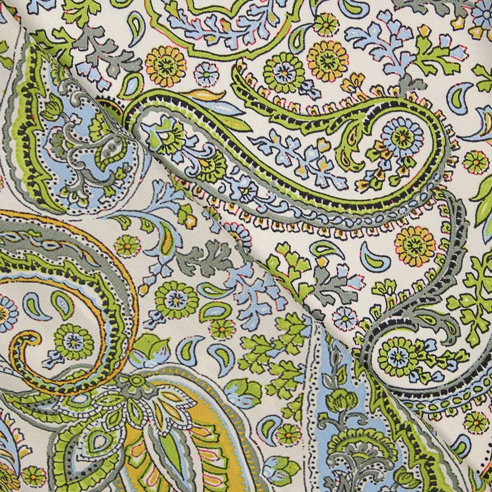 Cetim Cashmere Verde - Ribes y Casals