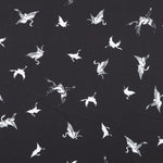 Satin Cegonhas Fundo Preto - Ribes y Casals