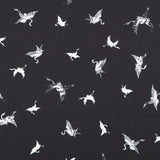 Satin Cegonhas Fundo Preto - Ribes y Casals