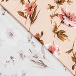 Cetim Impacto Floral Preto - Ribes y Casals