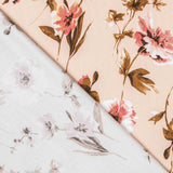 Cetim Impacto Floral Preto - Ribes y Casals