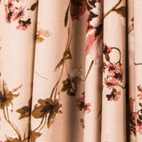 Cetim Impacto Floral Preto - Ribes y Casals