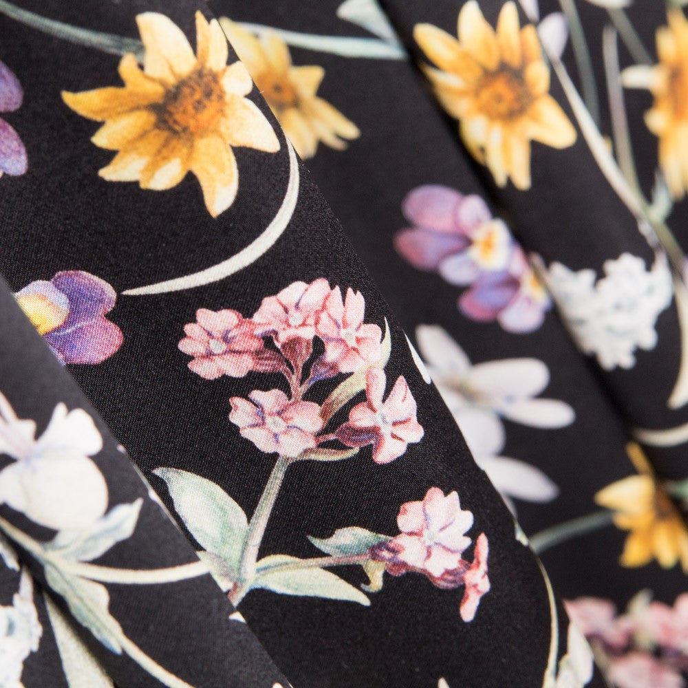 Cetim Liberty London Forest Preto - Ribes y Casals