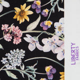 Cetim Liberty London Forest Preto - Ribes y Casals
