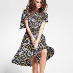 Cetim Liberty London Forest Preto - Ribes y Casals