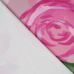 Cetim Moda Floral Ãleo Rosa - Ribes y Casals