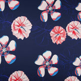 Cetim Moda Hibísco Azul - Ribes y Casals
