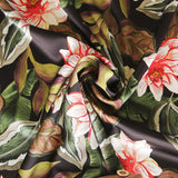 Cetim Lírio d&#39;água Preto - Ribes y Casals