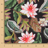 Cetim Lírio d&#39;água Preto - Ribes y Casals