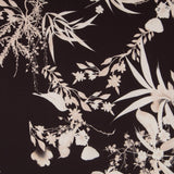 Tecido Cetim Floral Azul - Ribes y Casals