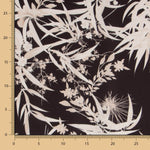 Tecido Cetim Floral Azul - Ribes y Casals