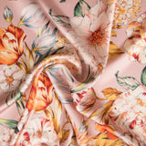Cetim Nude Flor Laranja - Ribes y Casals