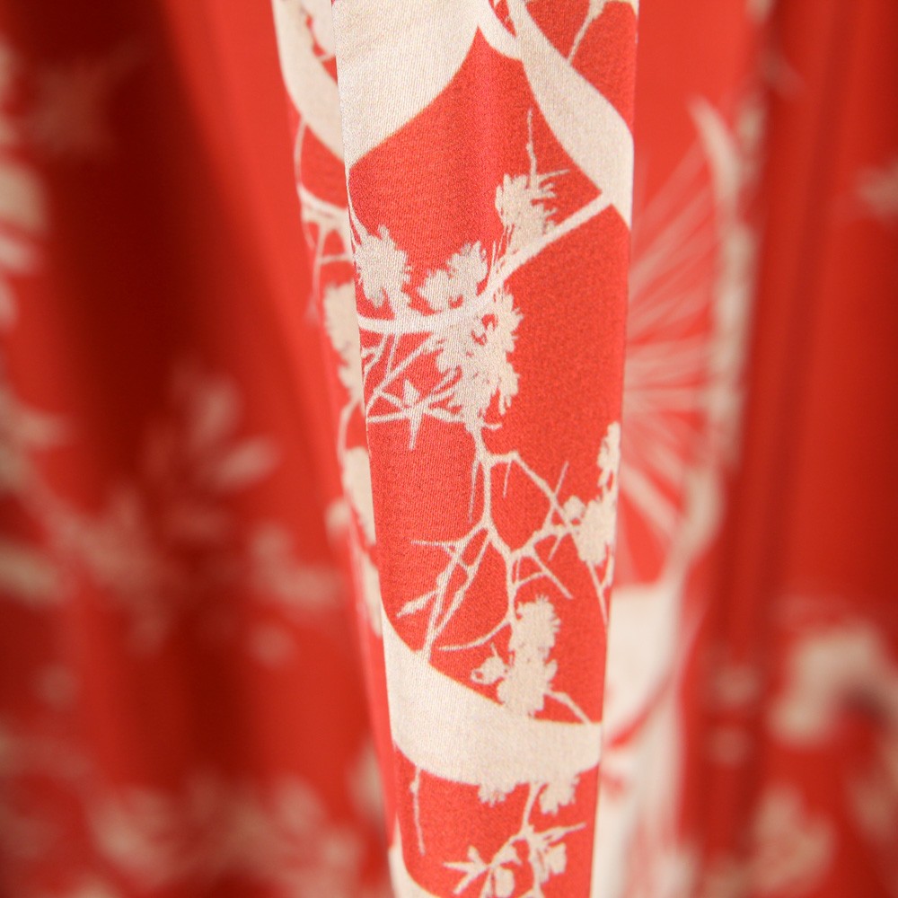 Cetim Poliéster Selva Vermelho - Ribes y Casals