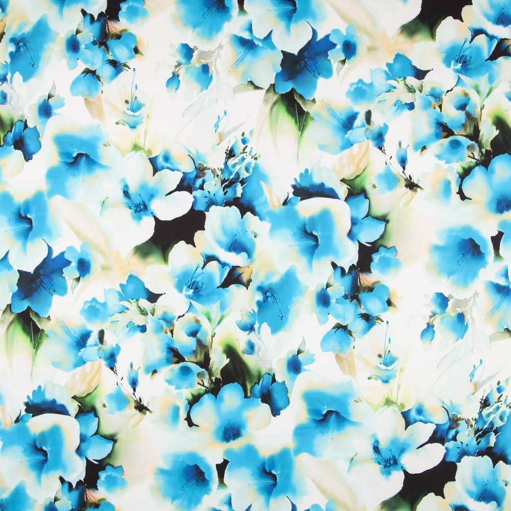 Cetim Primavera Azul - Ribes y Casals