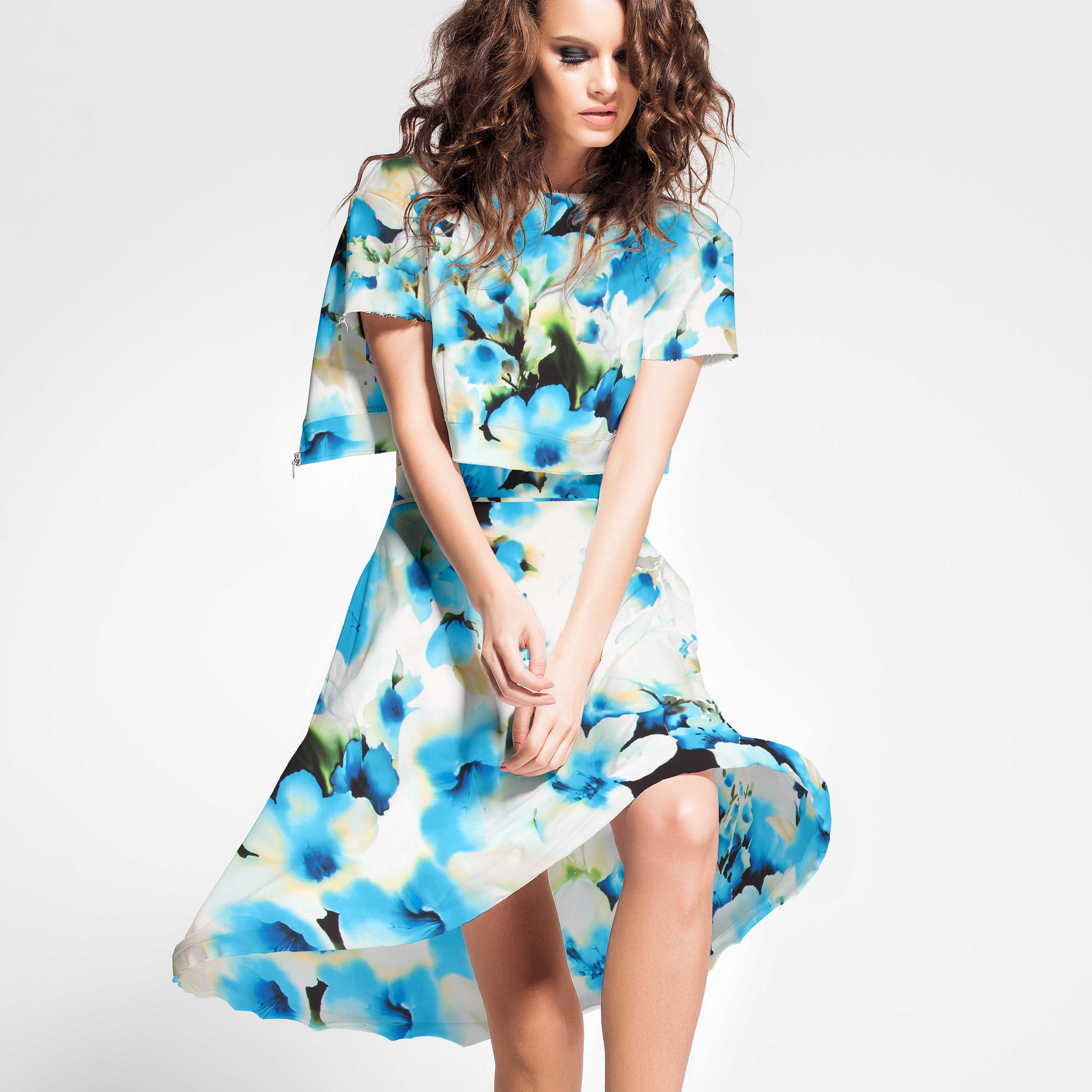 Cetim Primavera Azul - Ribes y Casals