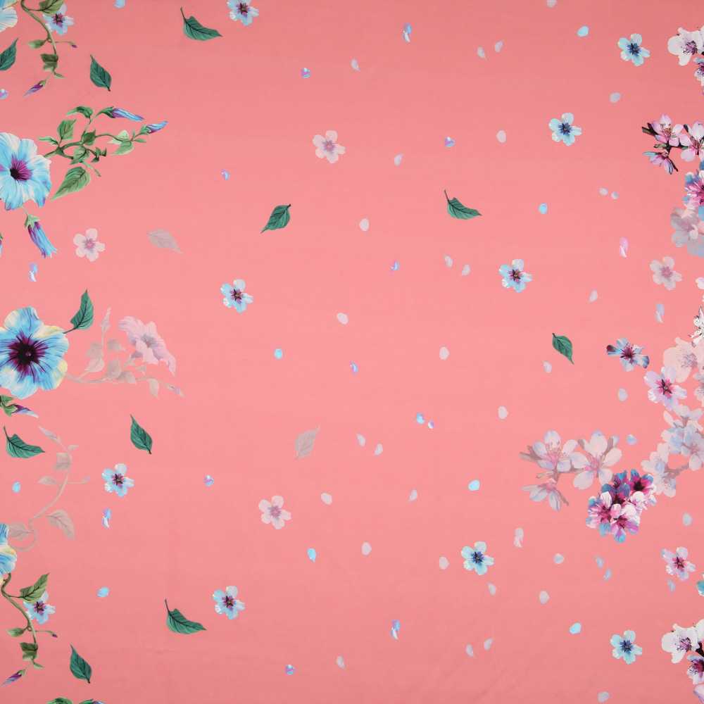 Cetim Shangai Coral - Ribes y Casals