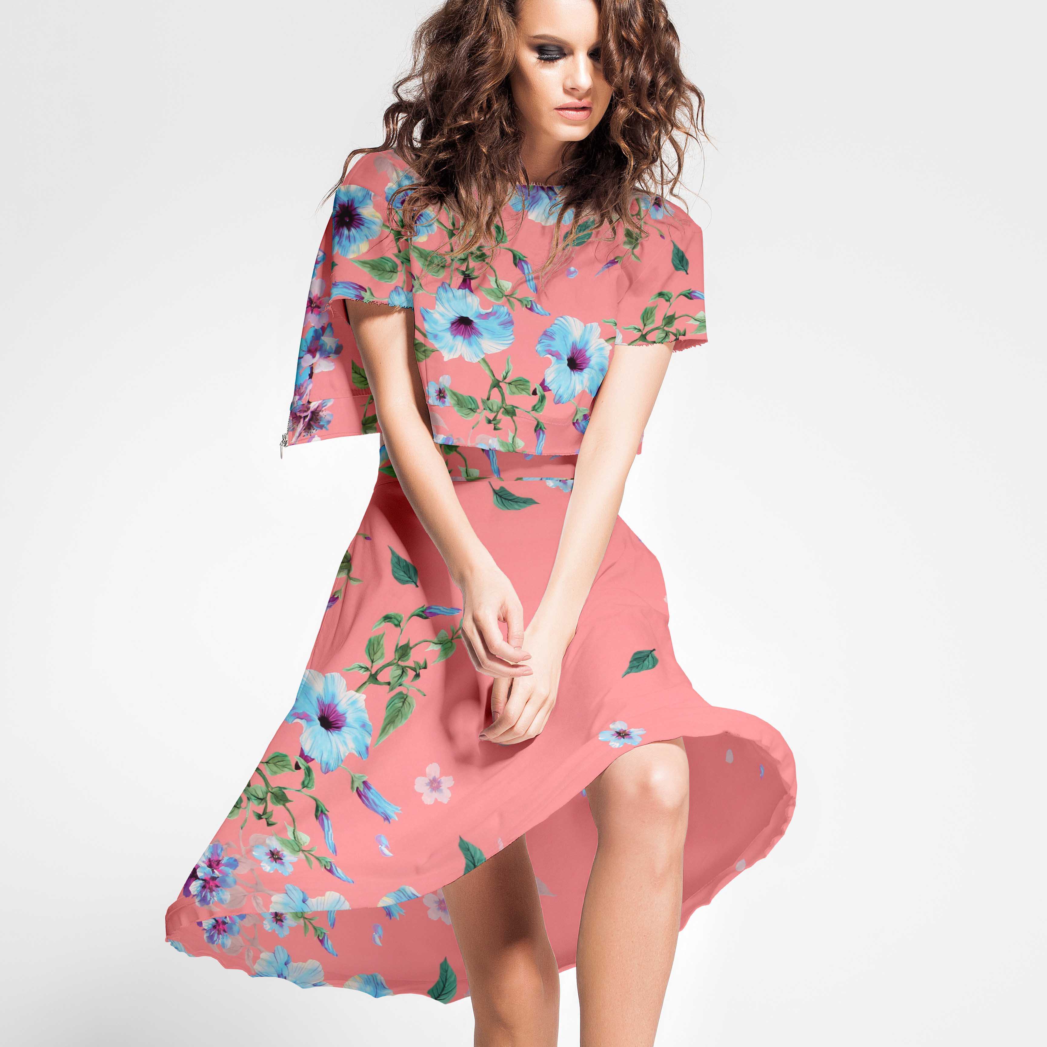 Cetim Shangai Coral - Ribes y Casals