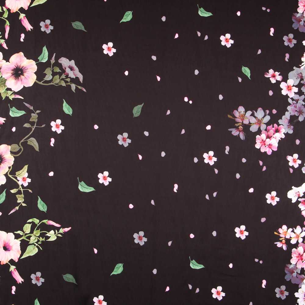 Cetim Shangai Preto - Ribes y Casals