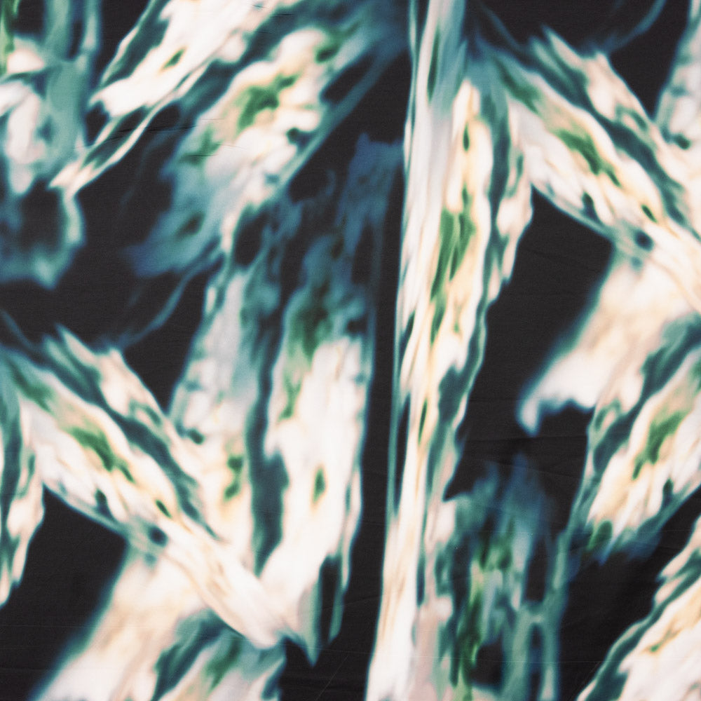 Cetim Poliéster Degradé Verde Escuro - Ribes y Casals