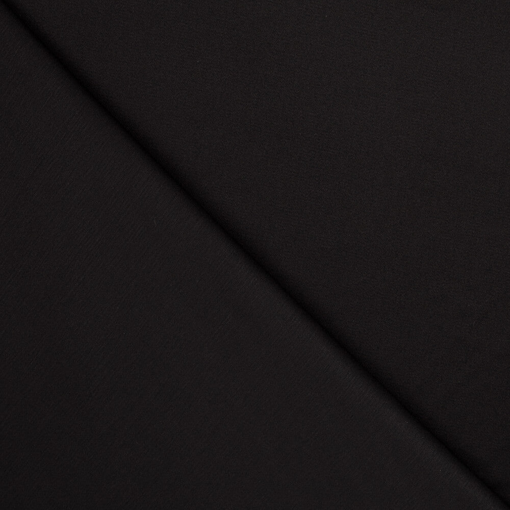 Cetim Algodão Spandex Preto - Ribes y Casals