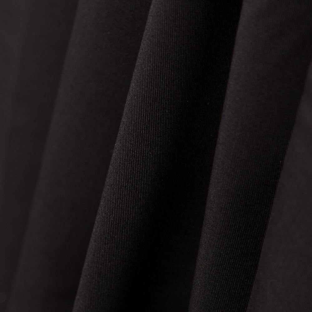 Cetim Algodão Spandex Preto - Ribes y Casals